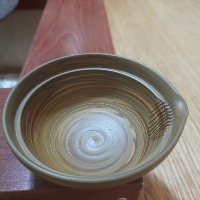 Ấm trà Nhật đất trộn Shiboridashi Nerikomi tokoname yaki teapot 120ml