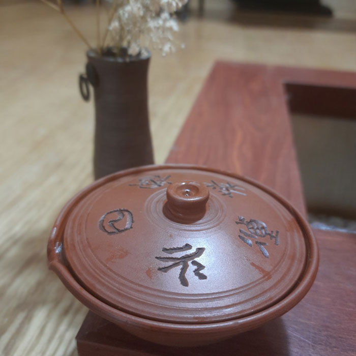 Ấm trà Nhật Shiboridashi tokoname yaki teapot 120ml