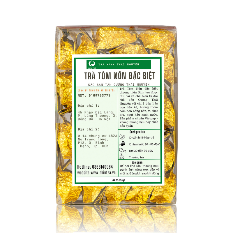 Trà Tôm Nõn Đặc biệt 25 tép nhỏ 10 gram Shin tea